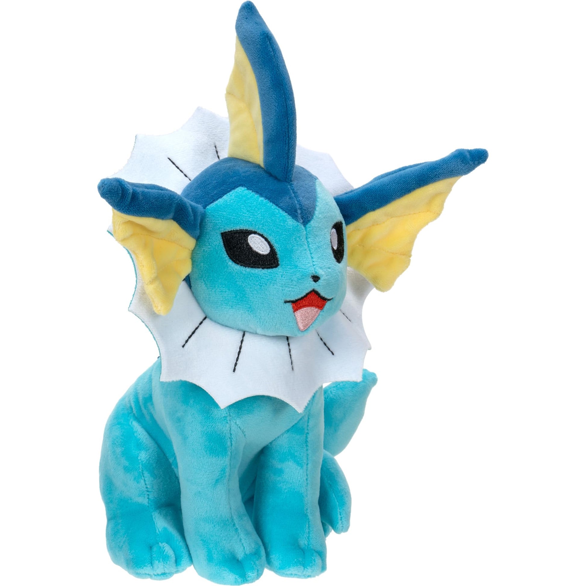 Pokémon Vaporeon 8" Plush - Officially Licensed - Eevee Evolution Figure - Authentic Soft Stuffed Animal Toy - Gift for Kids, Boys, Girls - 2+