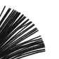 Krafty Kids GC025A 35 Piece Tinsel Chenille Stems Glitter Pipe Cleaners, 6mm by 12", Black