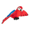 Wild Republic Rainforest Birds Scarlet Macaw Stuffed Animal - 4.5"