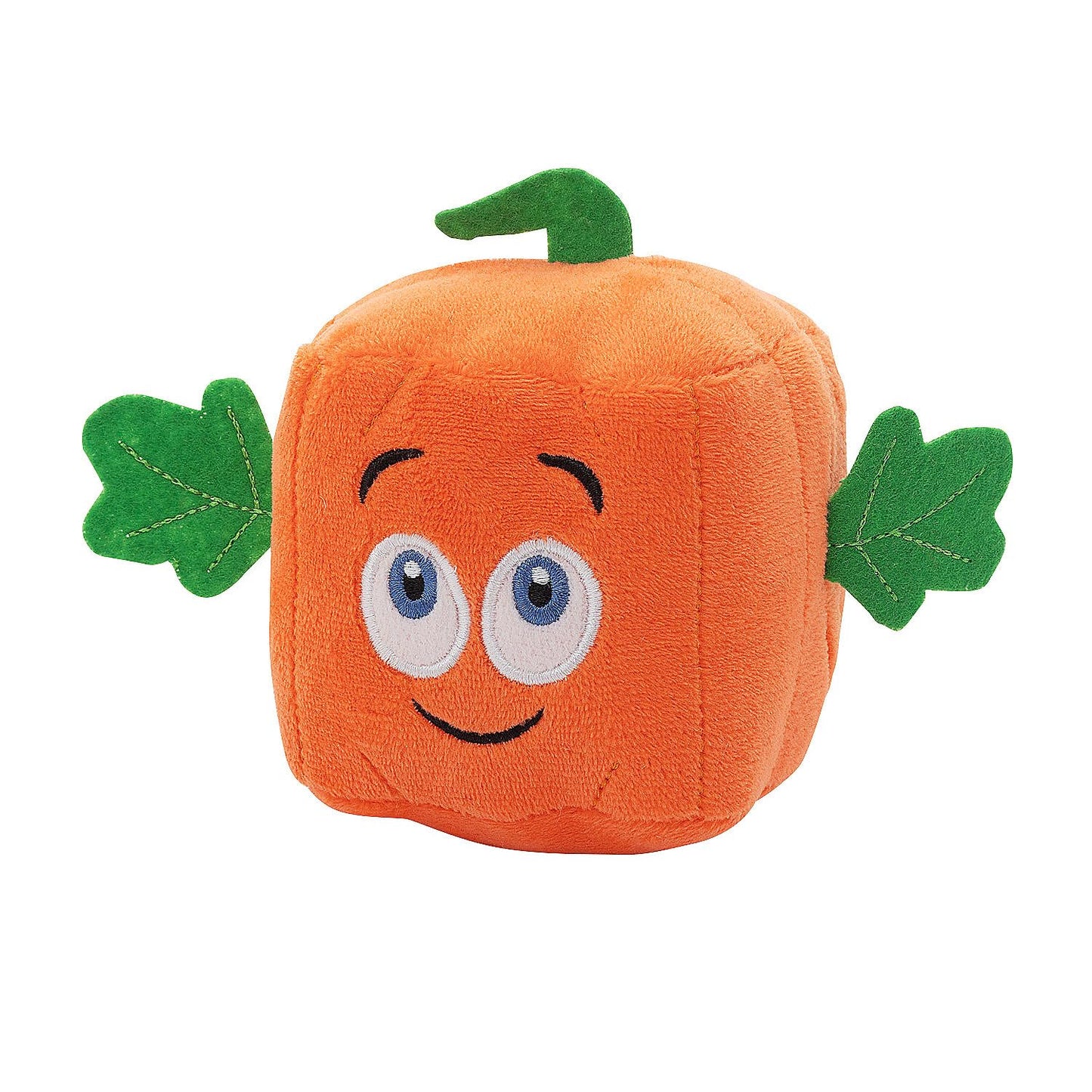 Fun Express Spookley the Square Pumpkin Stuffed Plush Toys, 6 1/2" x 4", 12 Pieces