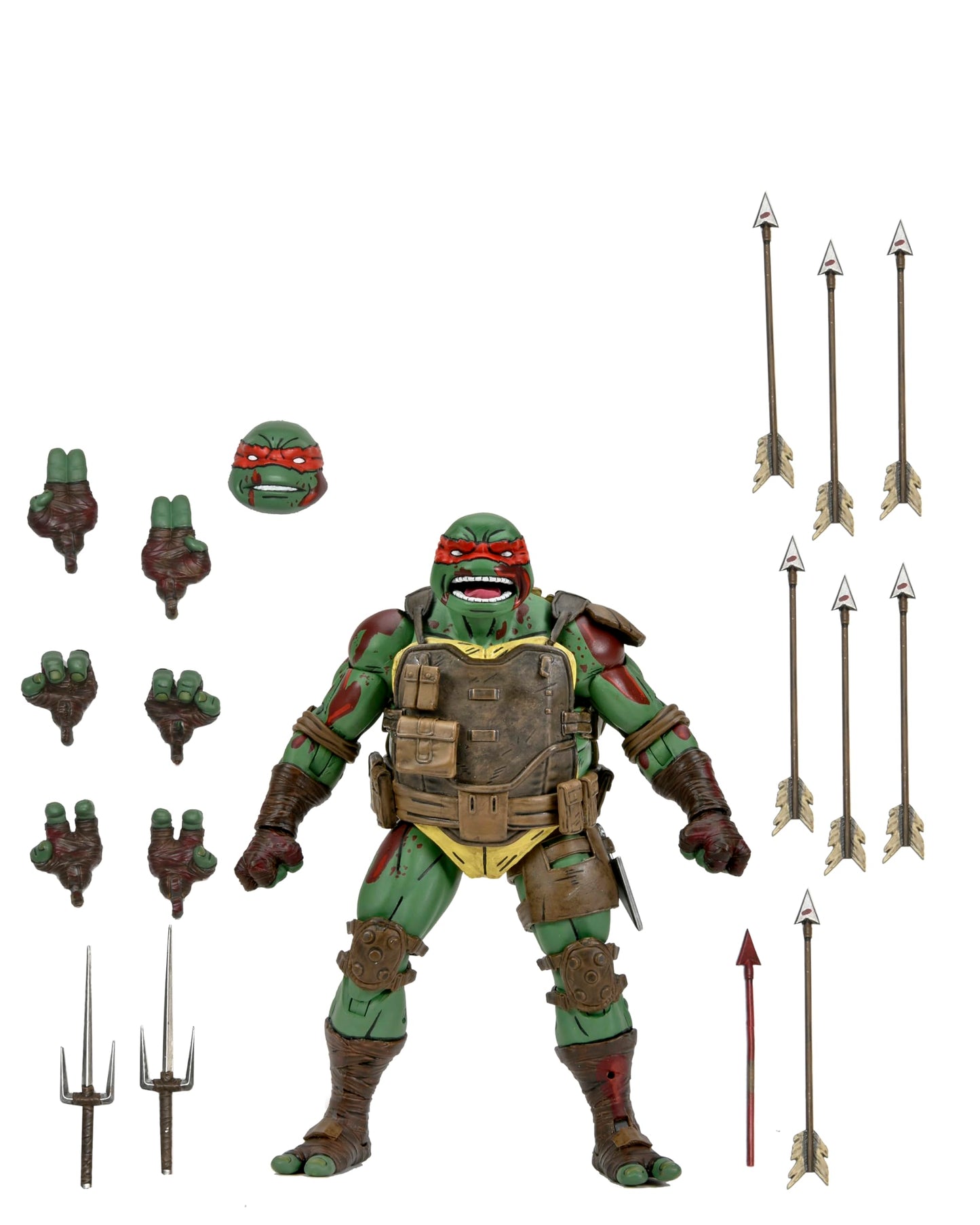 NECA TMNT (The Last Ronin) - 7” Scale Action Figure - Ultimate First to Fall Raphael