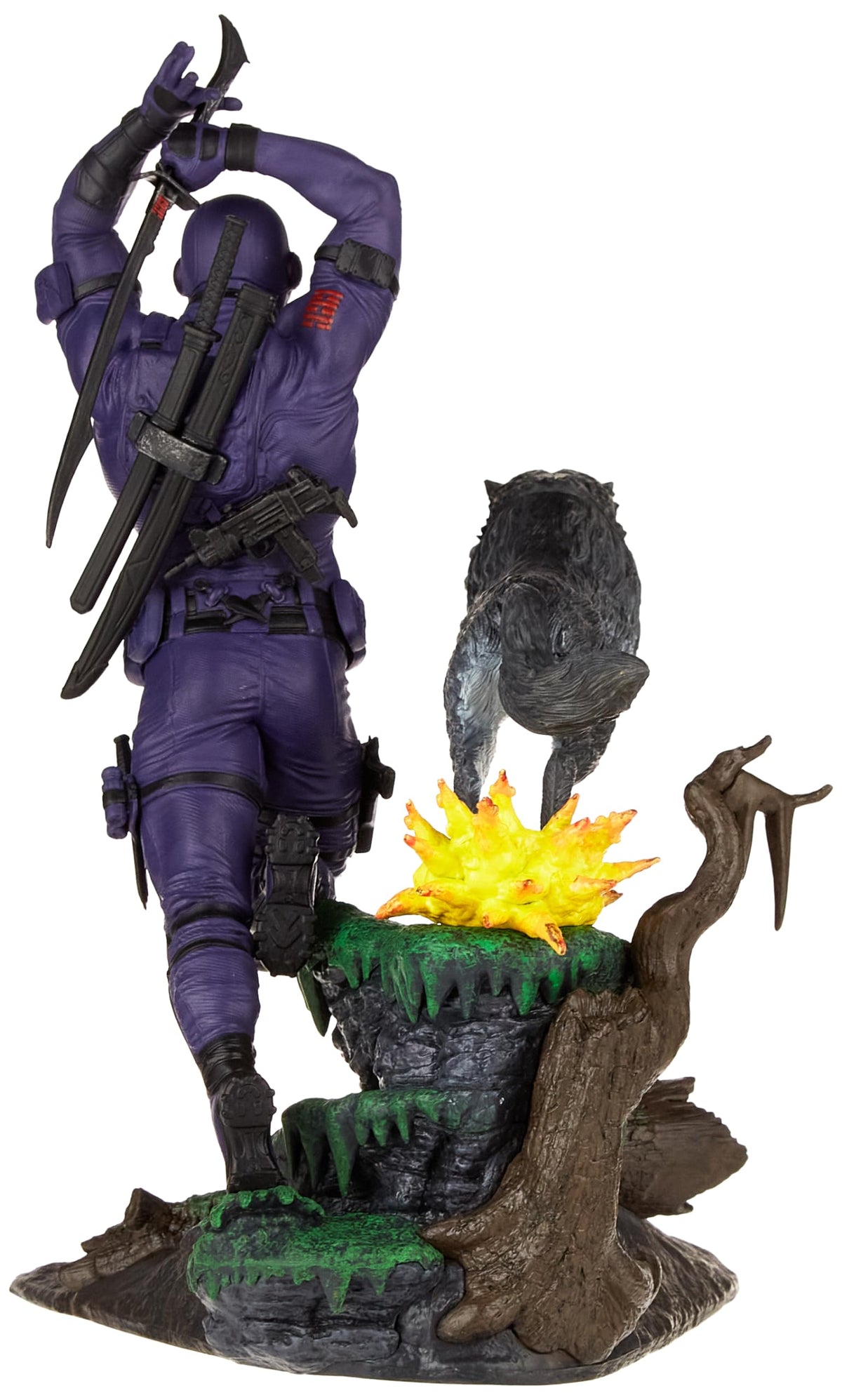 DCD 40TH GI Joe Gallery Snake Eyes Variant PX PVC Statue