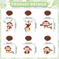 Monkey Birthday Decorations Monkey Birthday Banner Hanging Swirls Stickers Monkey Party Decorations Banana Birthday Decorations Monkey Monkey Decor