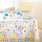 Colorful Plaid Easter Rectangular Plastic Table Cover | 54" x 84" | 1 Pc