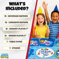 Unique Baby Shark - Party Supplies and Decorations Bundle | Serves 16 Guests | Includes Plates, Napkins, Table Cover & Stickers | Playful Baby Shark