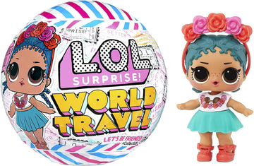 L.O.L. Surprise! World Travel™ Dolls with 8 Surprises Including Doll, Fashions, and Travel Themed Accessories - for Girls Age 4+
