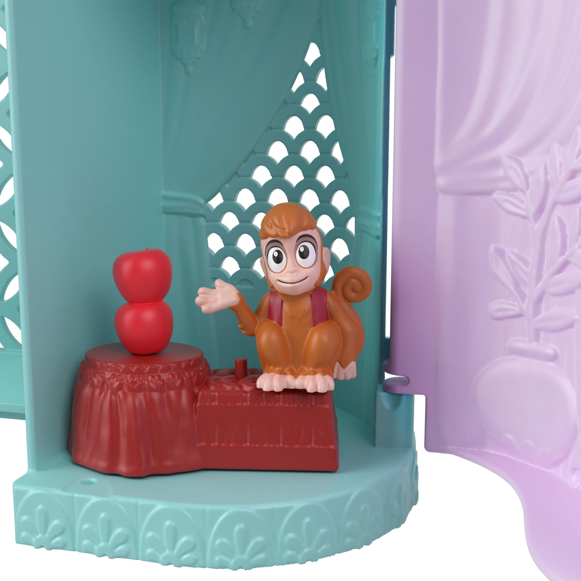 Mattel Disney Toys, Storytime Stackers Jasmine's Palace, Stackable Doll House with Small Doll, 2 Friends & 8 Pieces, Inspired by Disney's Aladdin