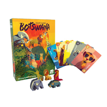 25th Century Games Botswana - Animal Collecting Strategy Card Game by Reiner Knizia Ages 7+ | 2-5 Players | 20-30 Min Playtime | Family-Friendly