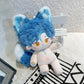 niannyyhouse 20cm Plush Doll Rabbit Ears Boy Tail 8in Humanoid Stuffed Body no Attribute Wearable Clothing Dress Up Gifts (4-with Skeleton)
