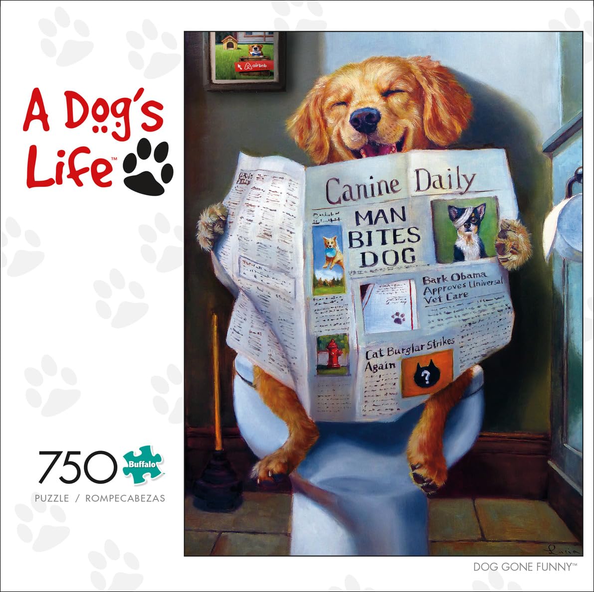 Buffalo Games - Dog Gone Funny - 750 Piece Jigsaw Puzzle for Adults