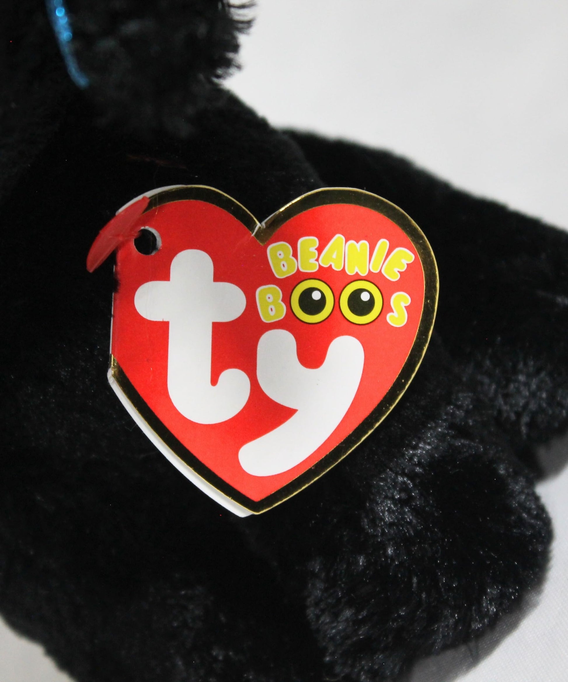 Ty Tracey Dog Plush, Black/White, Regular