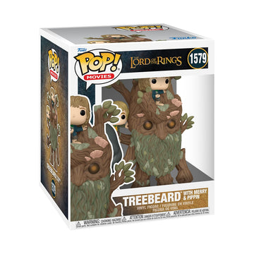 Funko POP! Super: Lord of The Rings - Pippin Took - Treebeard with Merry & Pippin - Collectable Vinyl Figure - Gift Idea - Official Merchandise - for