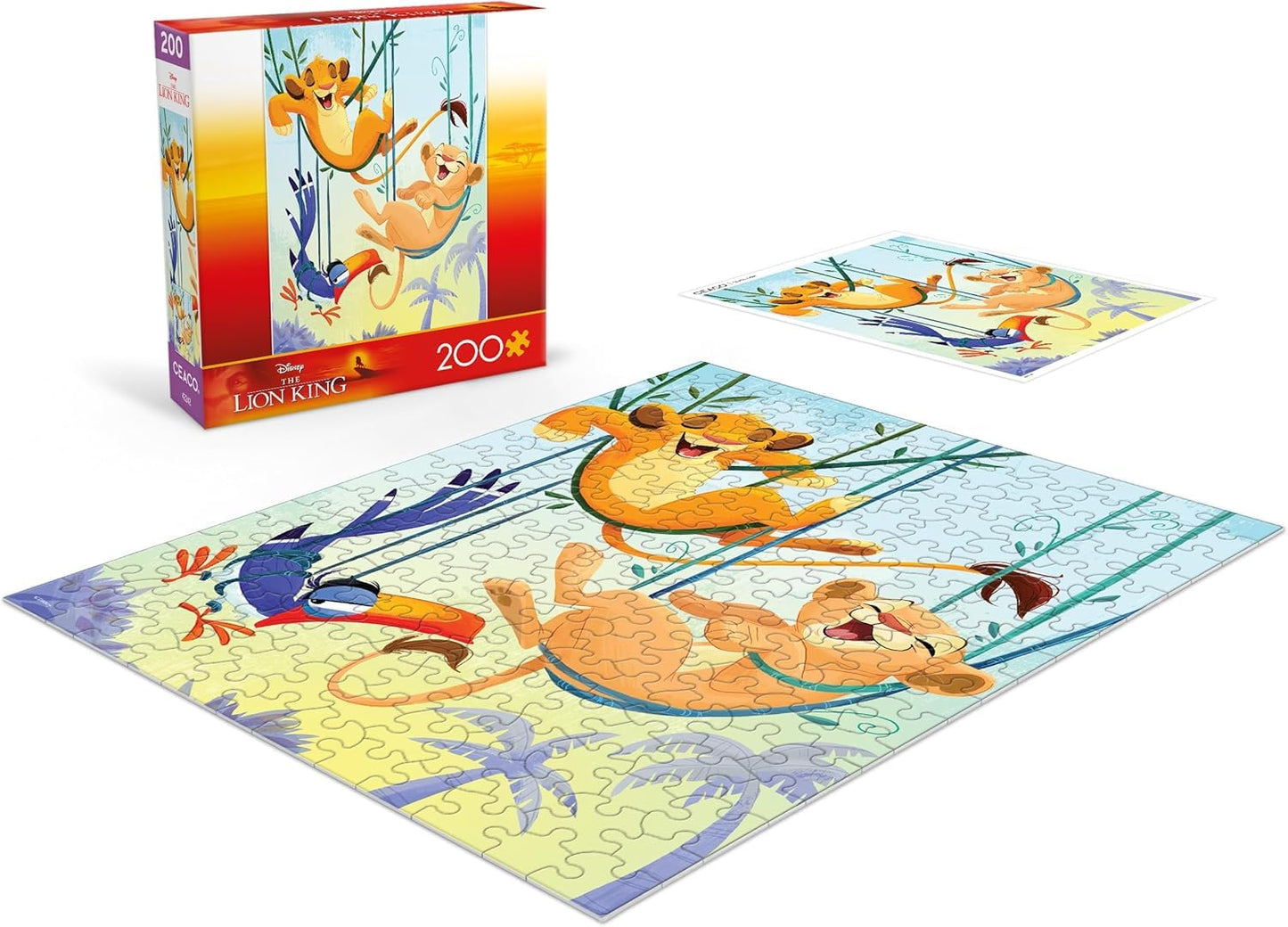 Ceaco - Disney The Lion King Best - 200 Piece Puzzle for Kids Ages 8-10