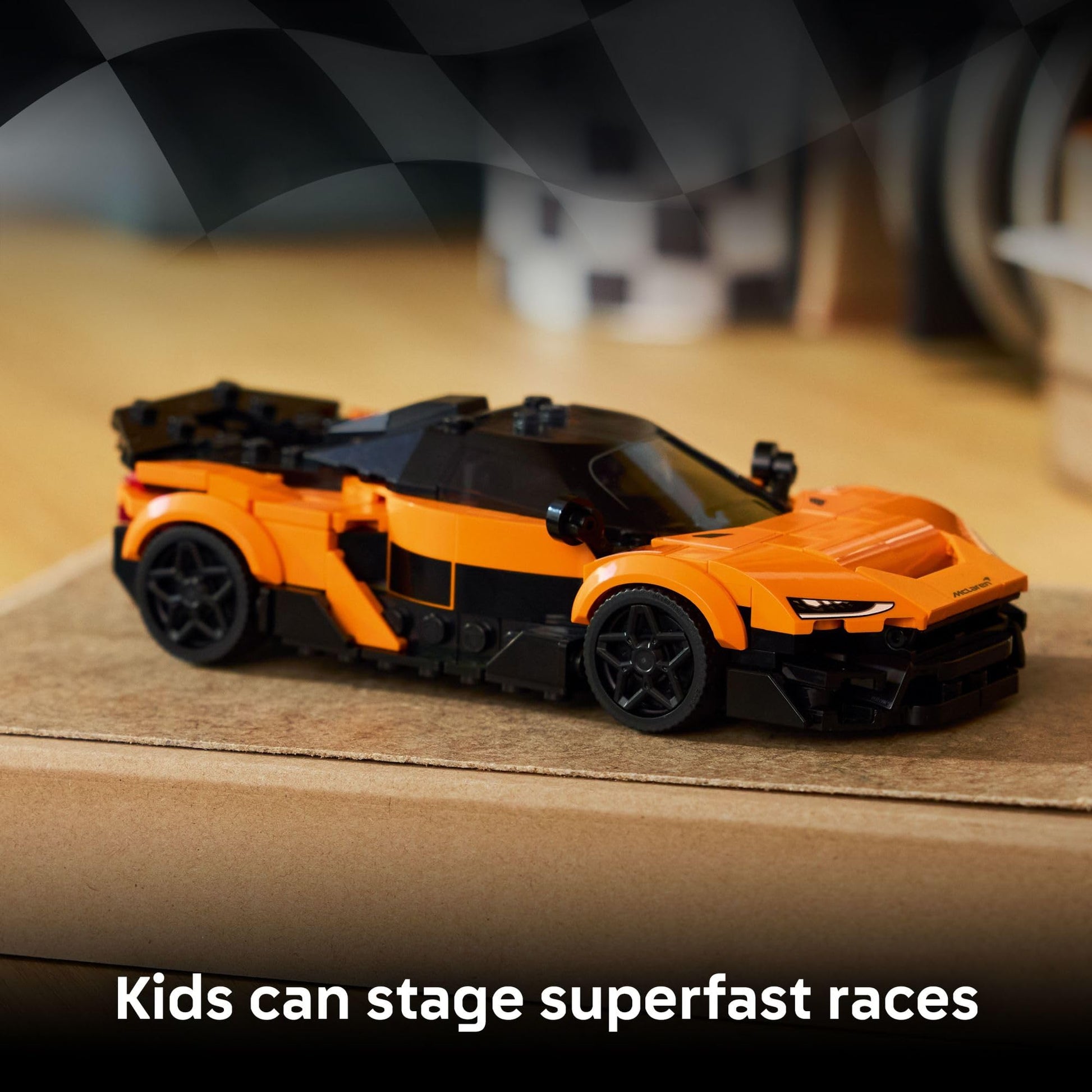 LEGO Speed Champions McLaren W1 Race Car Toy for Boys & Girls, Ages 9+ - Building Set for Pretend Play & Display w/1 Driver Minifigure - Gift Idea
