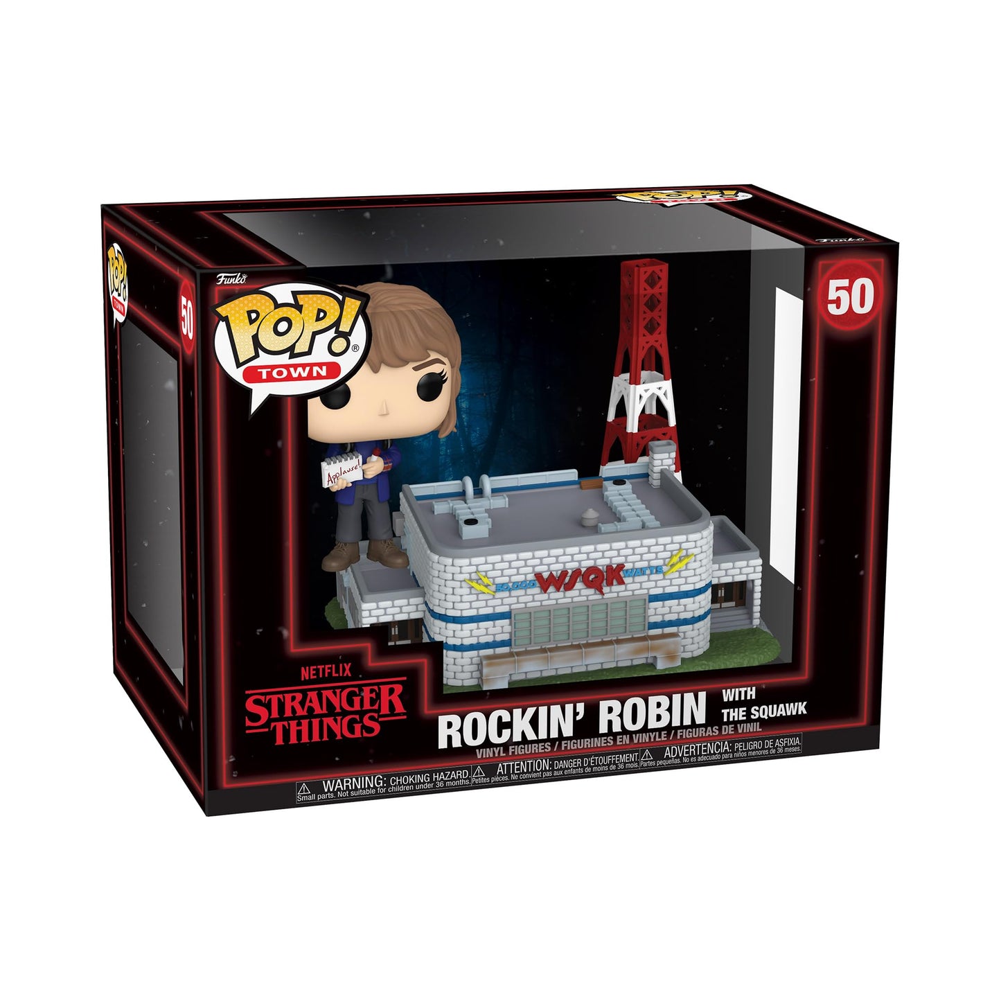 Funko Pop! Town: Stranger Things - Rockin' Robin with the Squawk - Collectable Vinyl Figure - Gift Idea - Official Merchandise - Toys for Kids