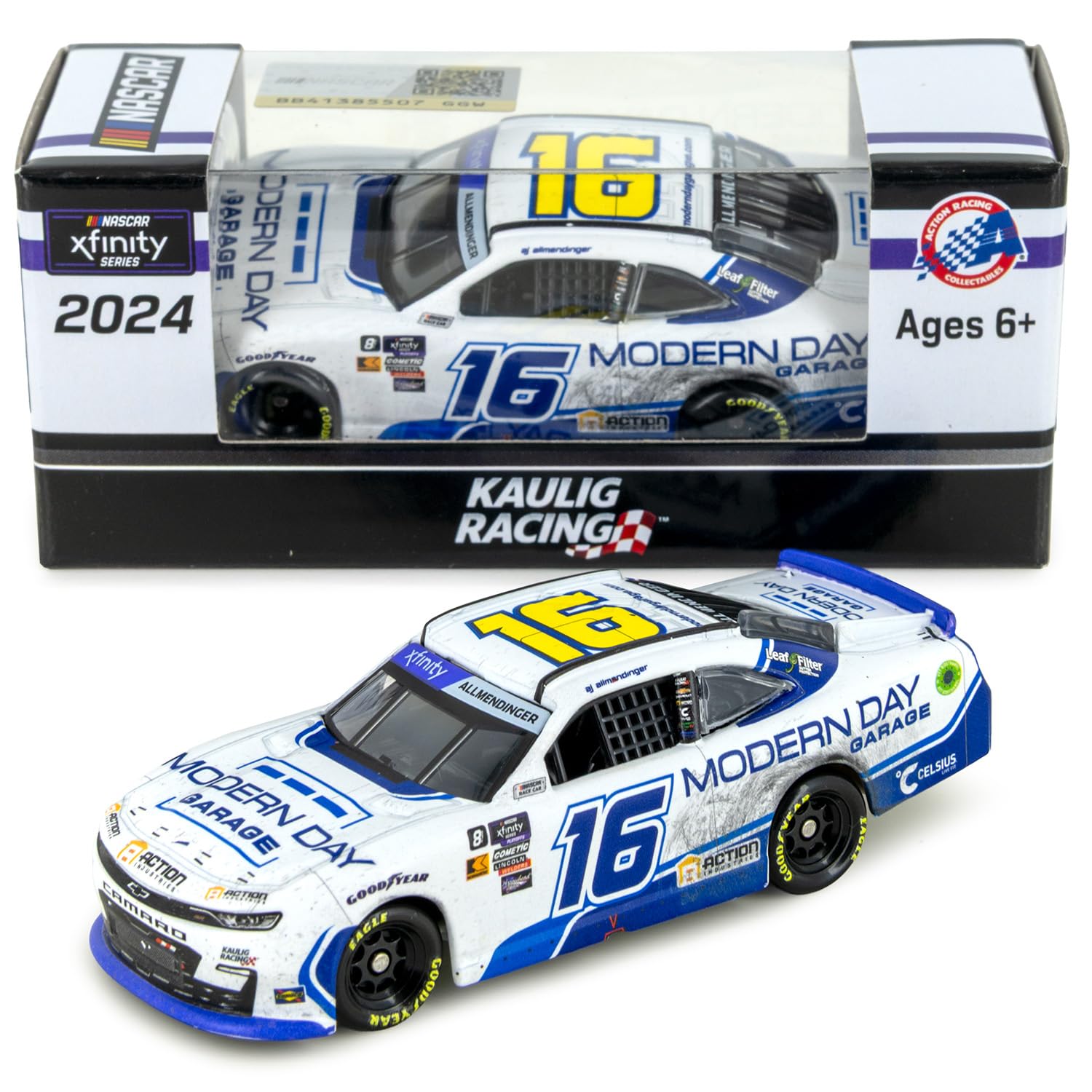 AJ Allmendinger 2024 Modern Day Garage Las Vegas 10/19 Race Win 1:64 Nascar Diecast - Xfinity Series