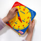 Junior Learning: What's the Time Geared Clock - The Manual Visual Learning Clock, Learn Minutes to & Past, Battery Free, Educational Toy, Kids Ages 5+