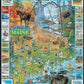 White Mountain 1000 Piece Jigsaw Puzzle State Landmarks Map, Best Of Maine
