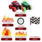 Truck Cake Toppers Truck Cake Decorations Flame Blaze Wheel Race Car Cake Toppers for Truck Themed Racing Car Decorations Supplies (Truck)