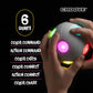 Croove Handheld Light-Up Brain & Memory Action Ball - 6 Fun Fast-Paced Games for Kids - Rechargeable - Gifts for Kids - Boys Toys Age 8-10 - Coolest