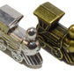 Regal Games - Mexican Train Domino Replacement Metal Marker Trains - for Mexican Train Domino Game - Gold, White Gold, Antique Brass & Gunmetal Black