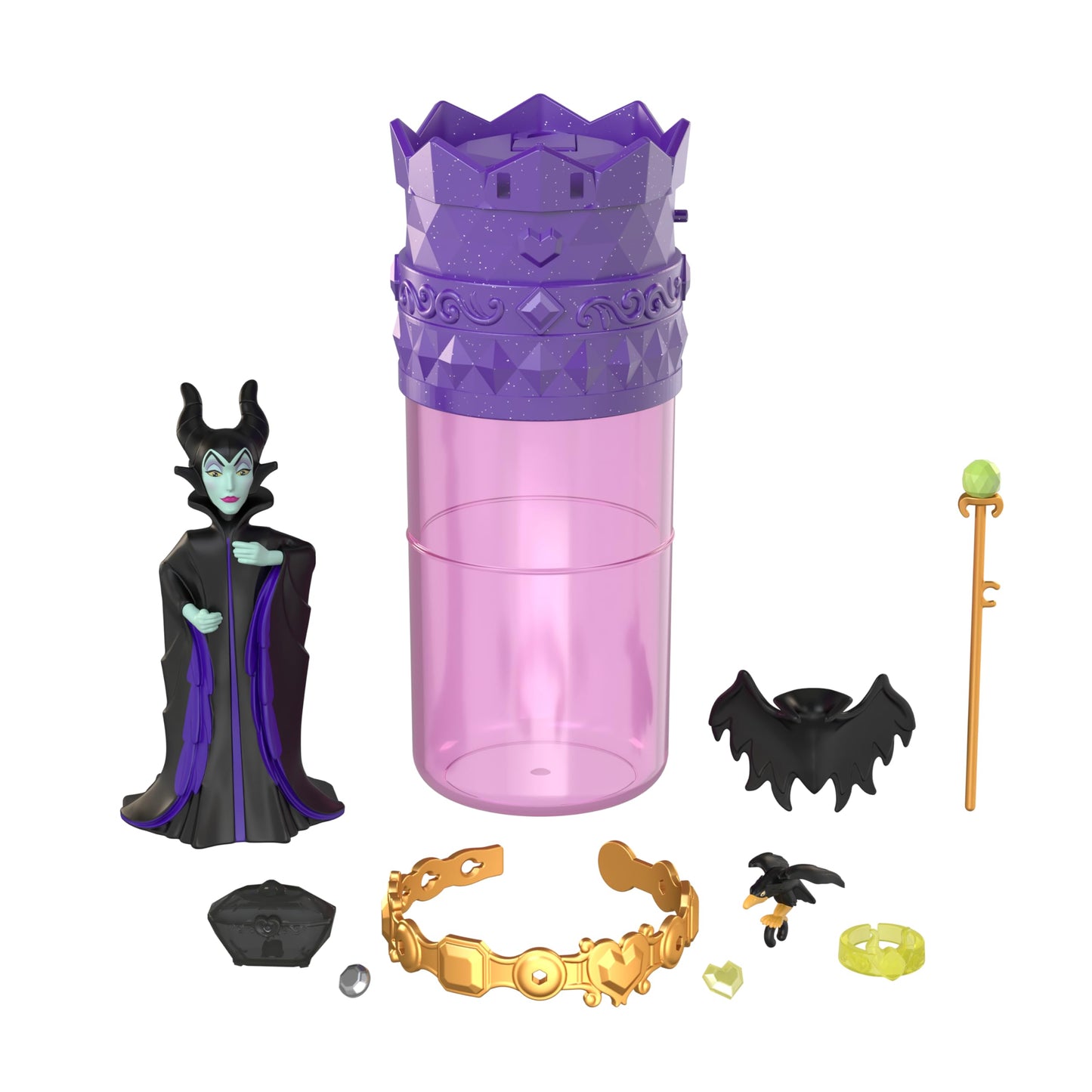 Mattel Disney Princess Royal Color Reveal Garden Party Mini Doll with 6 Surprises Including a Scented Ring, 4 Accessories Included, Kids Toy, 3+