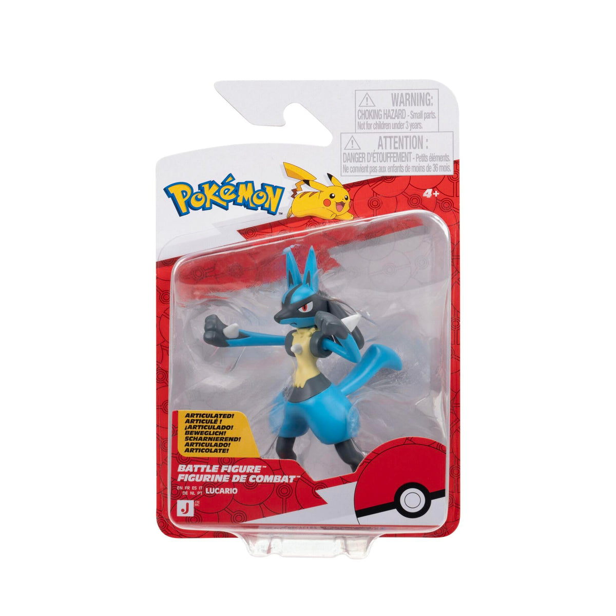 Pokémon Battle Figure PKW4868 Lucario Official Pokemon Toy for Children 4+ Years