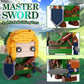 Latephiy The Master Sword Building Kit with Link Action Figures Building Set, BOTW 2 in1 Micro Hyrule Building Blocks Set, Birthday Party Decorations