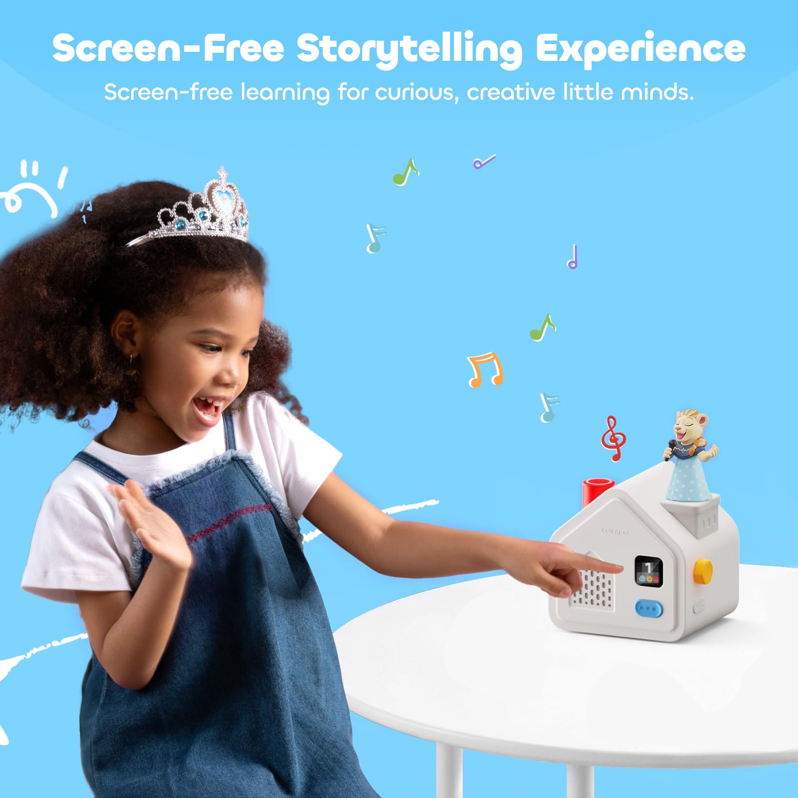 Talenpal Smart Kids Audio Player Storytelling Toy with 1 Character Dolls