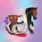 Breyer Horses Mane Beauty Li'l Beauties | Koda - Horse | Brushable Mane and Tail | 4.25" L x 3.25" H | Model #B-MB-10379