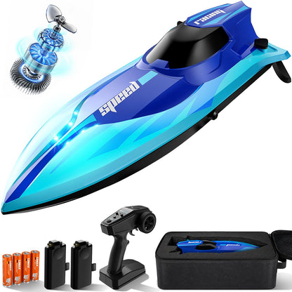 Geyiie Brushless RC Boat for Adults & Teens, 35+ KPH, Self-Righting