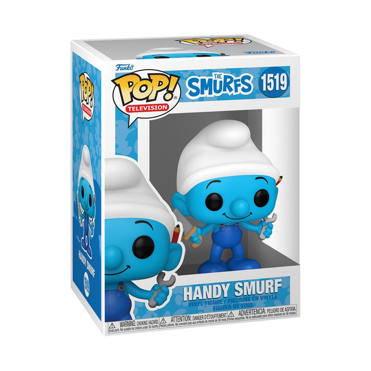 Funko POP! TV: Papa Smurfs - Handy Papa Smurf - Smurfs - Collectable Vinyl Figure - Gift Idea - Official Merchandise - for Kids & Adults - TV Fans
