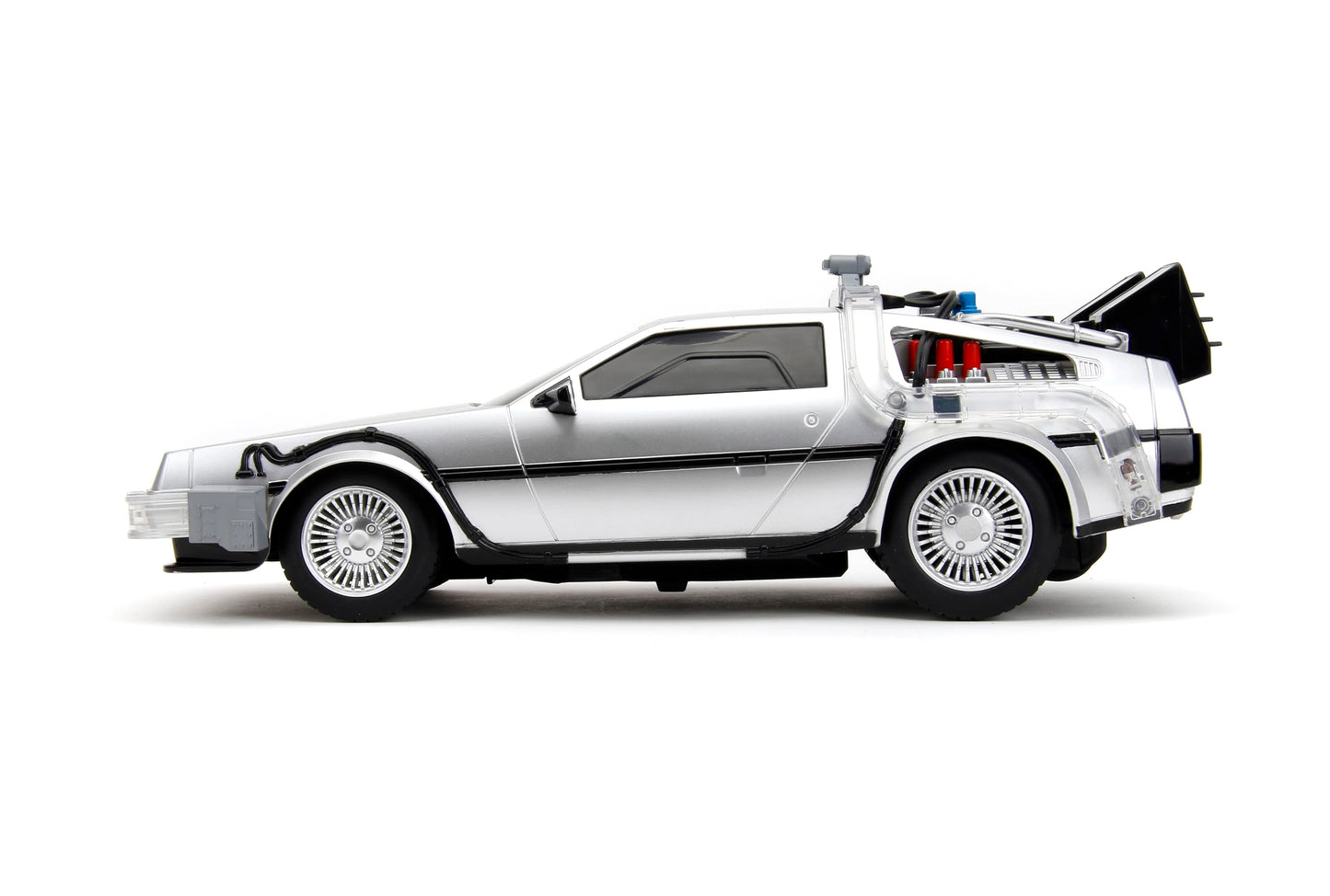 Jada Back to the Future 1:16 Time Machine RC Radio Control Car, Toys for Kids and Adults