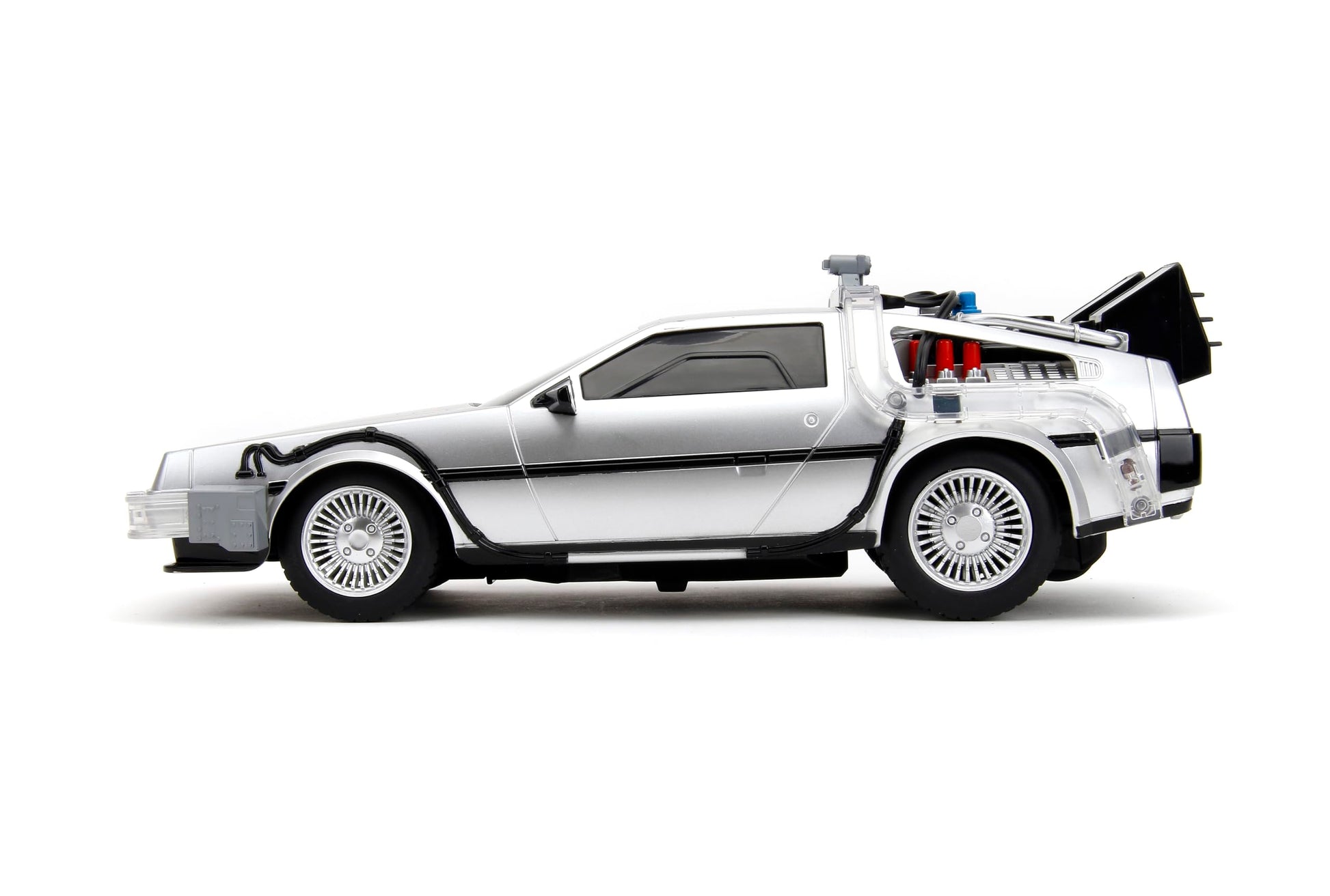 Jada Back to the Future 1:16 Time Machine RC Radio Control Car, Toys for Kids and Adults