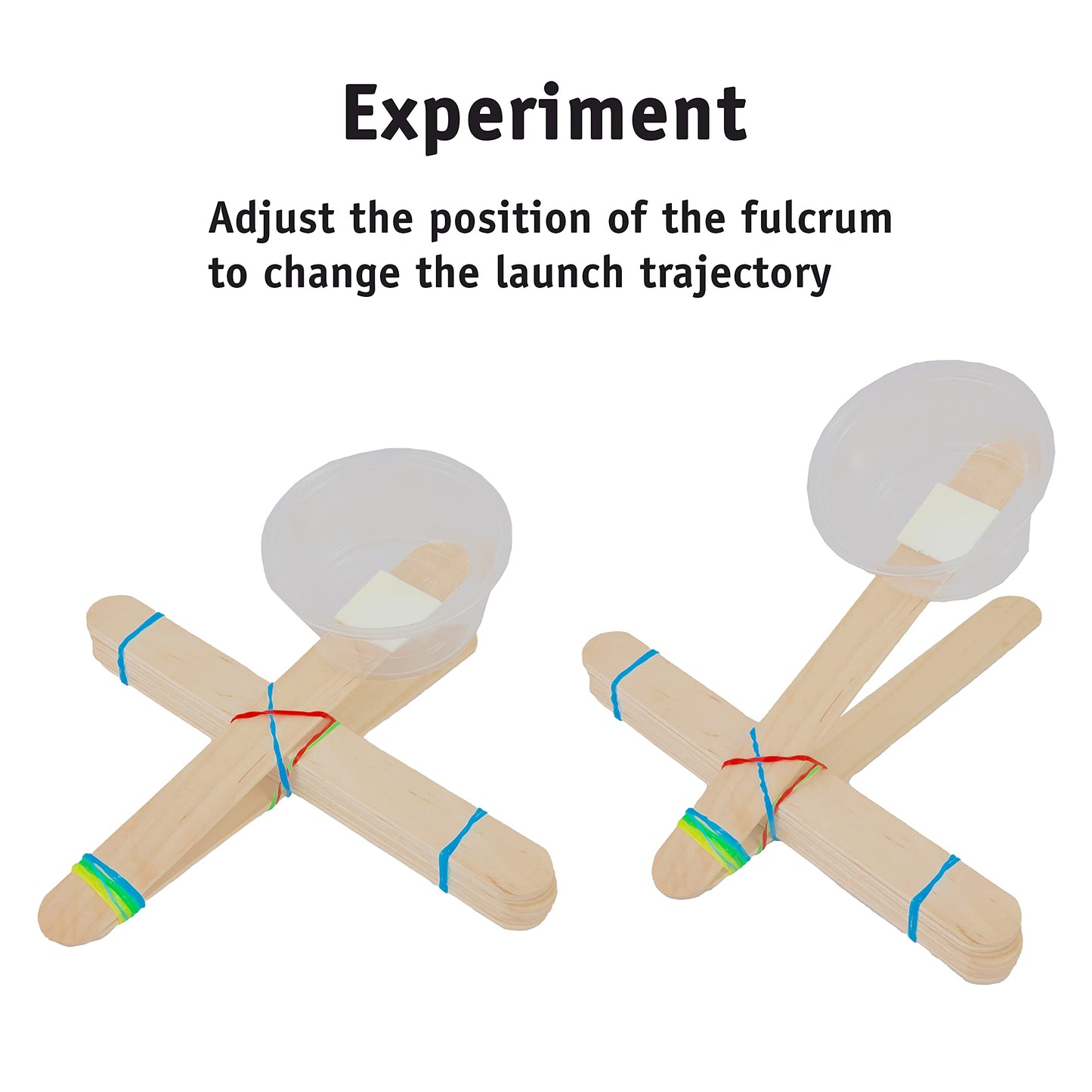 Catapult Kit for Kids, 30-Pack - 30 Mini Catapults for Classrooms, Ages 8+
