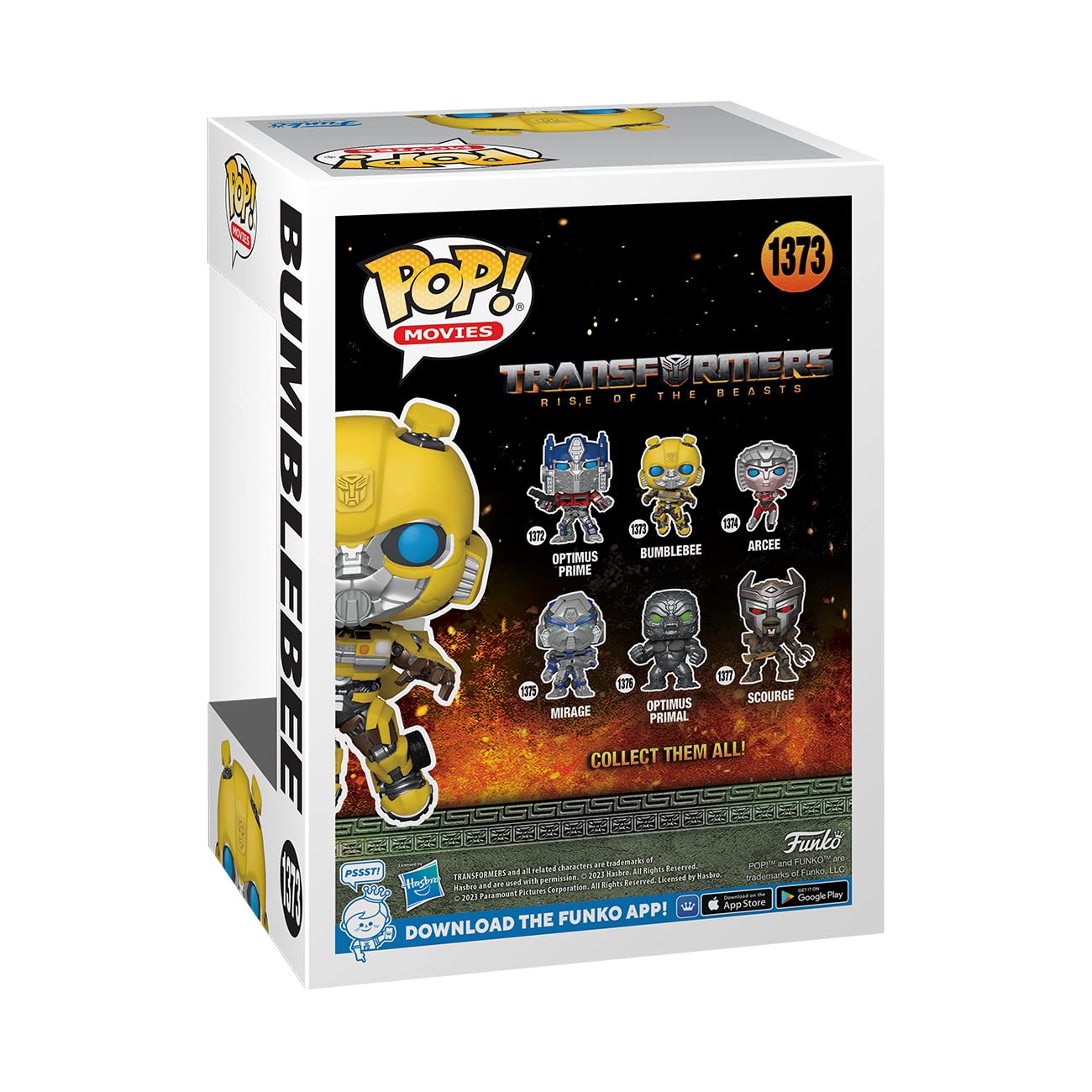 Funko POP! Movies: Transformers: Rise of The Beasts - Bumblebee - Collectable Vinyl Figure - Gift Idea - Official Merchandise - for Kids & Adults