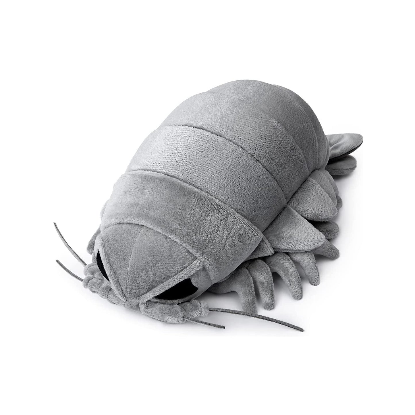 Tiny Heart Simulation Giant Isopod Soft Stuffed Plush Toy 12" Long, Cute Giant Isopod Plush Toy, Birthday Gifts and Soft for Kids Boys Girls, Lifelike