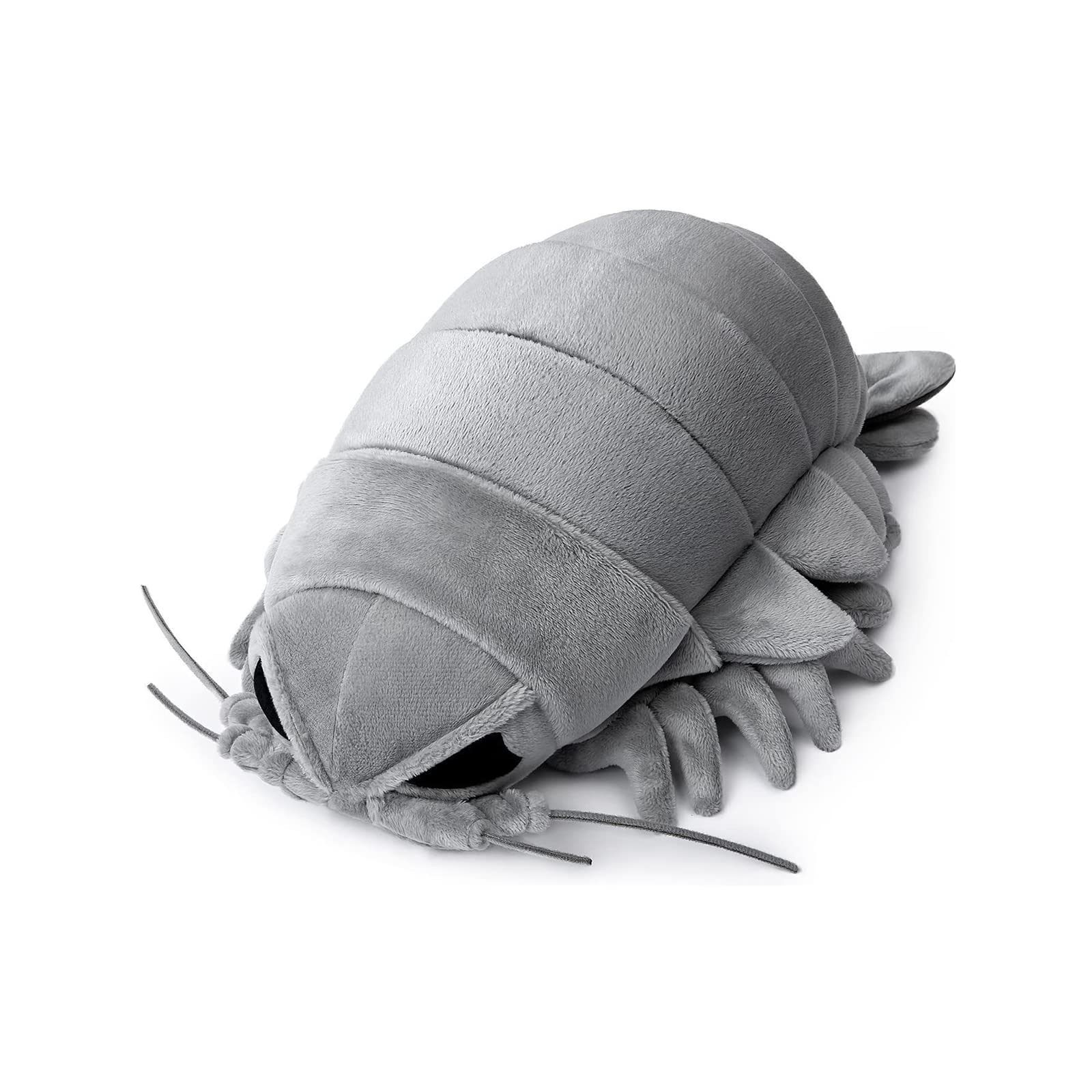 Tiny Heart Simulation Giant Isopod Soft Stuffed Plush Toy 12" Long, Cute Giant Isopod Plush Toy, Birthday Gifts and Soft for Kids Boys Girls, Lifelike