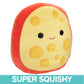 Squishmallows 10" Mannon Gouda Cheese Squishy Plush Official Jazwares Squeezable Stuffed Animal Toy, Ultra Soft Pillow, Cute Collectible, Gift