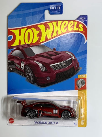 Hot Wheels DieCast 16 Cadillacs ATS-V R [Red] - 38/250 HW Turbo 3/10
