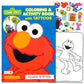 Sesame Street Coloring Book with Tattoos for Kids 3-5 4-8 - Coloring Pages, Activities,Temporary Tattoos with Elmo, Big Bird, Cookie Monster | Sesame