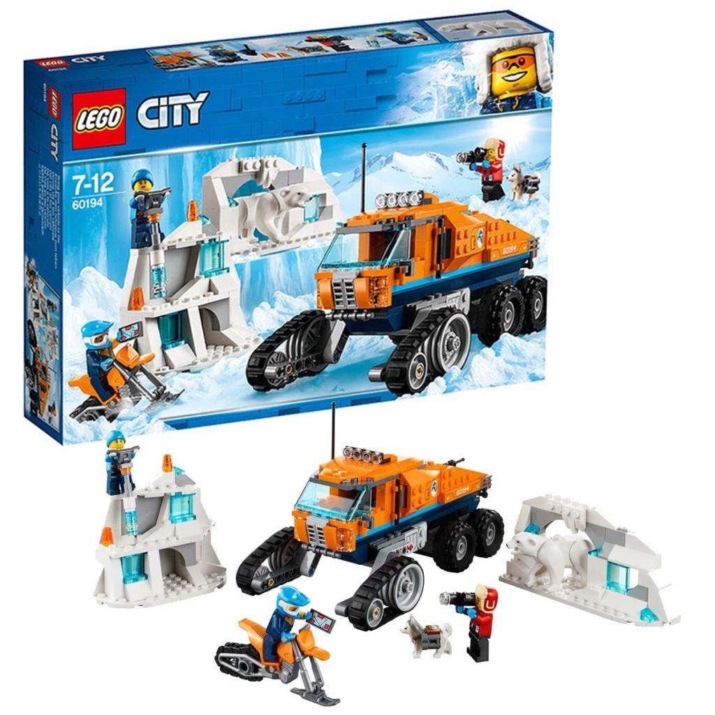 City Arctic Expedition Scout Truck Toy, Explorer Vehicle Building Sets