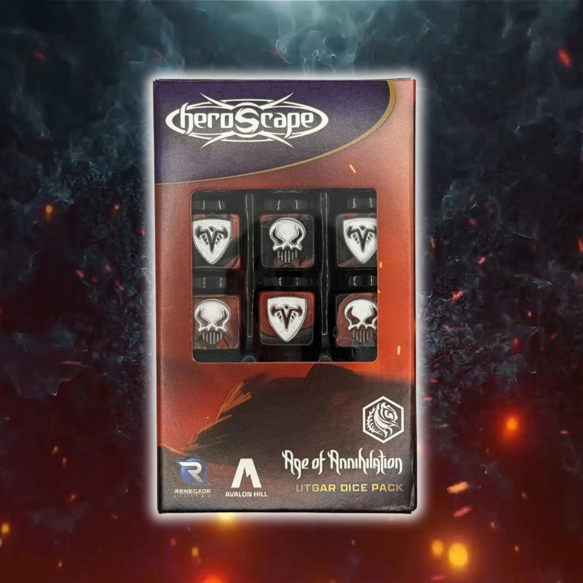 Renegade Game Studios Heroscape Utgar Dice Pack, 11pc RPG Combat Set