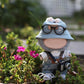 6 Piece 17cm Doll Clothes, Outfit Set with Accessories for 17cm Dolls, Denim Style Outfit Set with T-Shirt + Denim Overalls + Canvas Sneakers + Denim