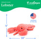 The Petting Zoo Lobster Stuffed Animal Plushie, Gifts for Kids, Fuzzlez Sealife Animals, Lobster Plush Toy, 14 inches