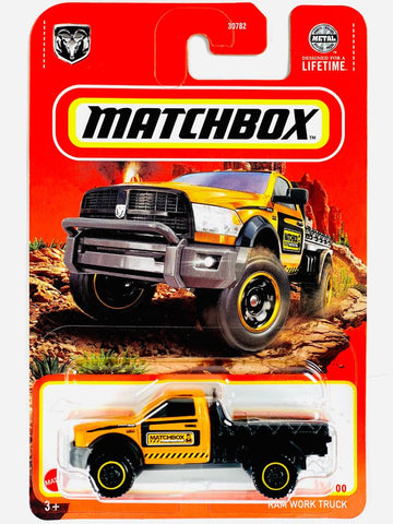 Matchbox Ram Work Truck 23/100 Construction 1:64 Die-Cast