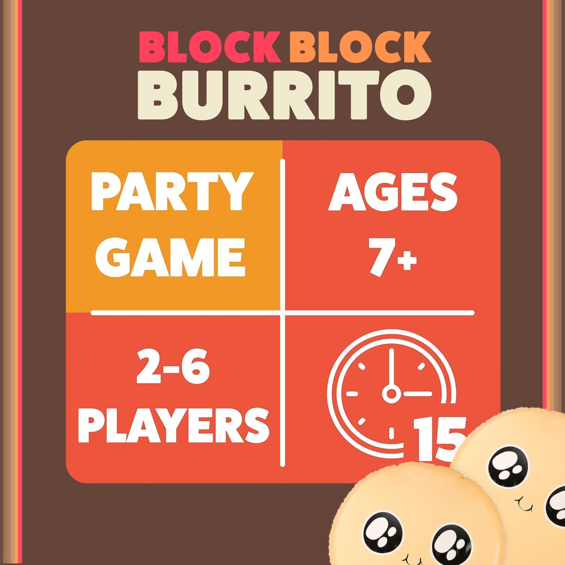 Exploding Kittens Block Block Burrito Expansion Pack 2-6 Players - Ages 7+ - 15 Minutes to Play - Original Game Required, Inflatable Shields - Party