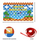 Happy Birthday Banner Decorations, 70.8x43.3 inch Cartoon themed Background, Perfect for Birthday Baby and Kids Party Supplies