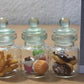 3pc Miniature Food Cookie Cake Chocolate Candy Dollhouse Donut in Clear Glass Mini Bottle Fruit Food #MF042
