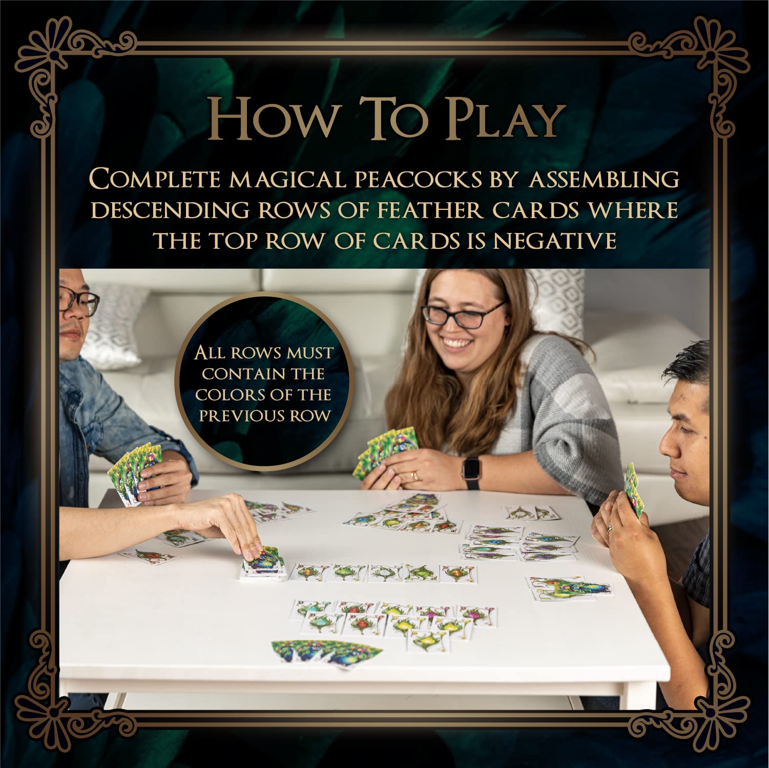Calliope Games Enchanted Plumes - Strategy Card Game - Perfect for Family Game Night - 2-6 Players - from The Makers of Tsuro and Roll for It!